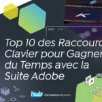 raccourcis clavier Adobe